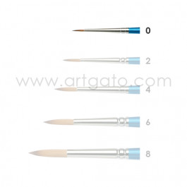 Pinceau Poils synthétiques | Rond n°0