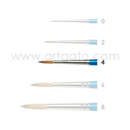 Pinceau Poils synthétiques | Rond n°4