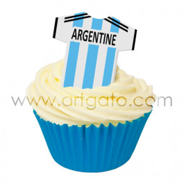 aillot Equipe Argentine - Réalisation Cupcake