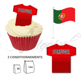 Maillot Equipe Portugal - Maillot et Réalisation Cupcake