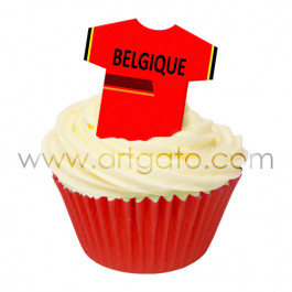 Maillot Equipe Belgique - Réalisation Cupcake