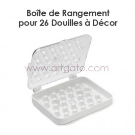 Boîte de Rangement | Pour 26 Douilles à Décor