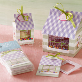 Fleuriste Mauve - 4 Boîtes pour 1 Cupcake