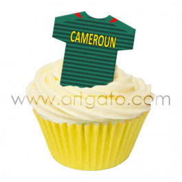Maillot Equipe Cameroun - Réalisation Cupcake
