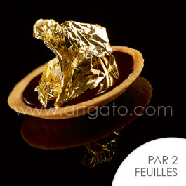 Feuilles d'Or 22 carats | Carnet de 2 Feuilles