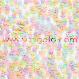 Confettis en Sucre - Étoiles Pastels