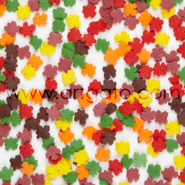 Confettis en Sucre - Feuilles d'Automne