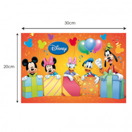 Plaques Azyme Disney - Mickey, Minnie, Daisy, Donald & Dingo - Dimensions