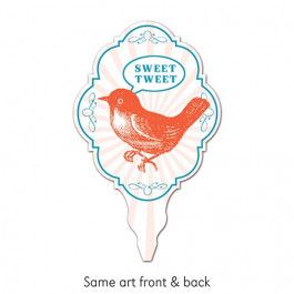 Décors Cupcakes Studio Oh® | 12 Piques Décors Sweet Bird
