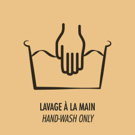 Lavage à la main uniquement