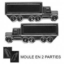 Moule à Chocolat, Camion 3D (2 moules)