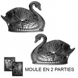 Moule à Chocolat, Cygne 3D (2 moules)