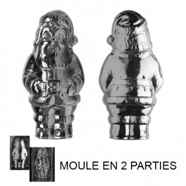 Moule à Chocolat, Grand Père Noël 3D (2 moules)