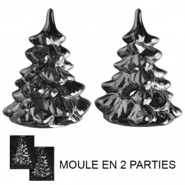 Moule à Chocolat, Sapin 3D (2 moules)