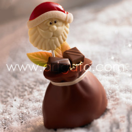 Moule à Chocolat, Sac du Père Noël 3D