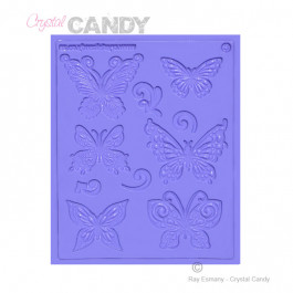 Mini Tapis en Silicone Dentelles Crystal Candy® - MultiArt Papillons