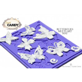 Mini Tapis en Silicone Dentelles Crystal Candy® - MultiArt Papillons