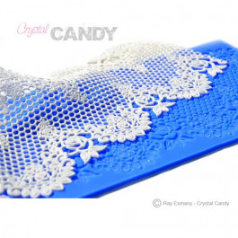 Tapis en Silicone Dentelles Crystal Candy®, Taylor Rose