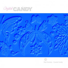 Tapis en Silicone Dentelles Crystal Candy®, Papillons