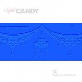 Tapis en Silicone Dentelles Crystal Candy®, Ornate