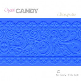 Tapis en Silicone Dentelles Crystal Candy®, Ruban Mystique