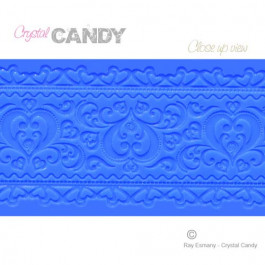 Tapis en Silicone Dentelles Crystal Candy®, Ruban Venus