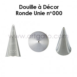 Douille à Décor | Ronde Unie #000