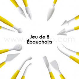 Jeu de 8 Ébauchoirs