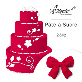 Pâte à sucre | Rouge - 2,5 kg 