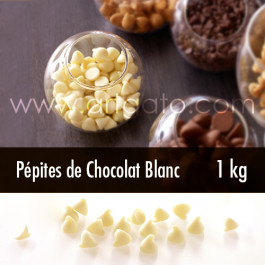 Pépites de Chocolat Blanc 1 kg