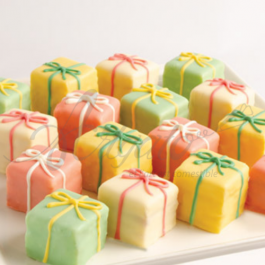 Petits-fours enrobés de fondant