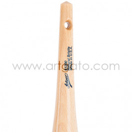 Pinceau Pâtissier Soie Naturelle Ateco® | Rond - Ø 30 mm - Manche