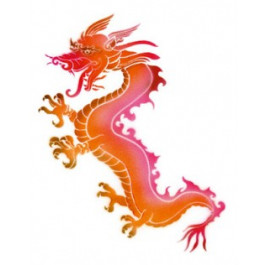 Pochoir, DRAGON, Petite Taille