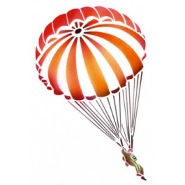 Pochoir, PARACHUTISTE