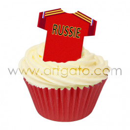 Maillot Equipe Russie - Réalisation Cupcake