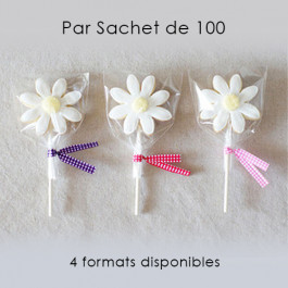 Sachets Confiserie Plats par Sachet de 100