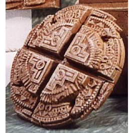 Soleil Aztèque 4 x 1/4 Rond