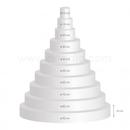 Socle Polystyrène (Dummy) | Rond