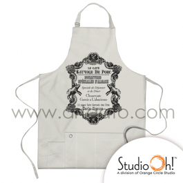 Tablier Motif Publicité 1900, Brasserie