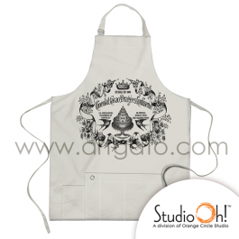 Tablier Motif Publicité 1900, Confiserie