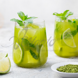 Thé Matcha - Recette - Thé Glacé Match et Citron Vert