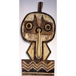 Masque Tête Calao Bas