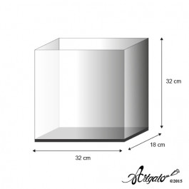 Vitrine | Haut. 32 cm - 18 x 32 cm