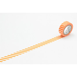 Washi Masking Tape | Rayures Orange