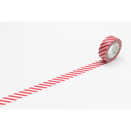 Washi Masking Tape | Rayures Rouges