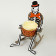 8 Présentoirs Cupcake individuel Squelette Meri Meri®