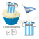 Maillot Equipe Argentine - Maillot et Réalisation Cupcake