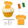 Maillot Equipe Côte d'Ivoire - Maillot et Réalisation Cupcake