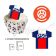 Maillot Paris Saint Germain PSG - Maillot et Réalisation Cupcake