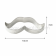 Découpoir, Moustache, Dimensions